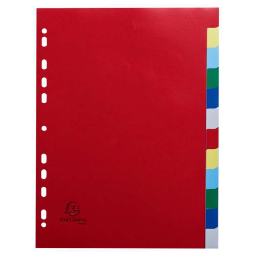 Picture of A4 PLASTIC DIVIDERS X12